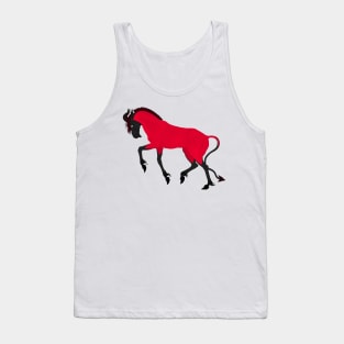 Halloween Horse Design - Choose Your Eye Color with Shirt Choice Tank Top